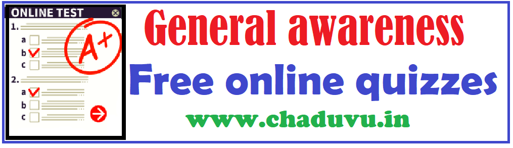 General awareness Free online quizzes