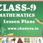 Class 9 Mathematics Lesson plans