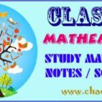Class 9 Mathematics Study materials