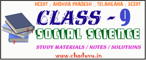 Class 9 Social science Materials