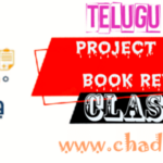 Class 8 Telugu Project works Book reviews