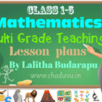 Maths Multi grade Teaching Lesson plans