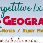 Competitive exams Geography Study materials