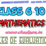 Class 6-10 Mathematics Principles of valuation key