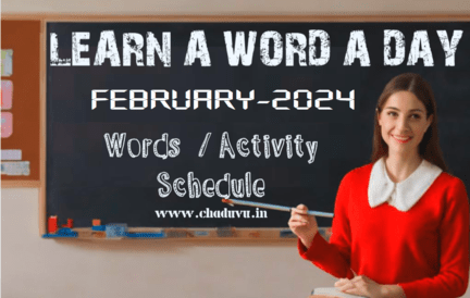 LEARN A WORD A DAY February-2024 words