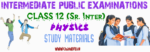 Class 12 Physics Study materials