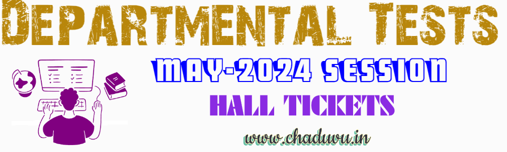 AP Departmental Tests May-2024 Session Hall tickets