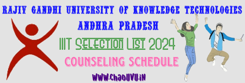 AP RGUKT IIIT Selection List 2024