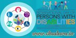 3rd December International Day of Persons with Disabilities, International Disabilities Day