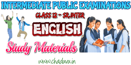 AP Class 12 Sr Inter English Study materials